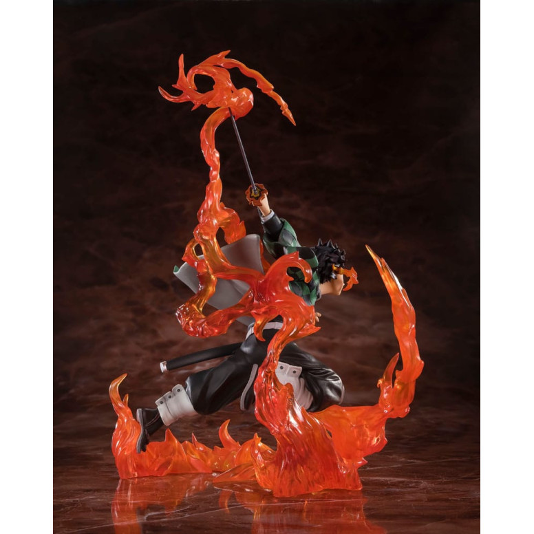 Tamashii - Guardianes de la Noche (Kimetsu no Yaiba) - Tanjiro Kamado (Kyojuro Rengoku's Sword Guard Ver.) - Figuarts Zero