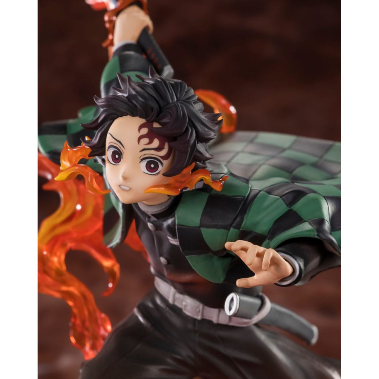 Tamashii - Guardianes de la Noche (Kimetsu no Yaiba) - Tanjiro Kamado (Kyojuro Rengoku's Sword Guard Ver.) - Figuarts Zero