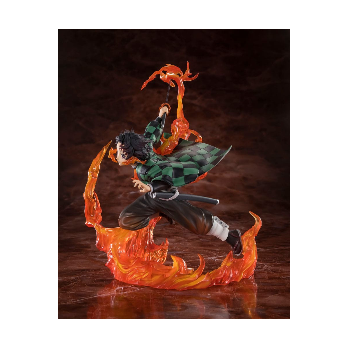 Tamashii - Guardianes de la Noche (Kimetsu no Yaiba) - Tanjiro Kamado (Kyojuro Rengoku's Sword Guard Ver.) - Figuarts Zero