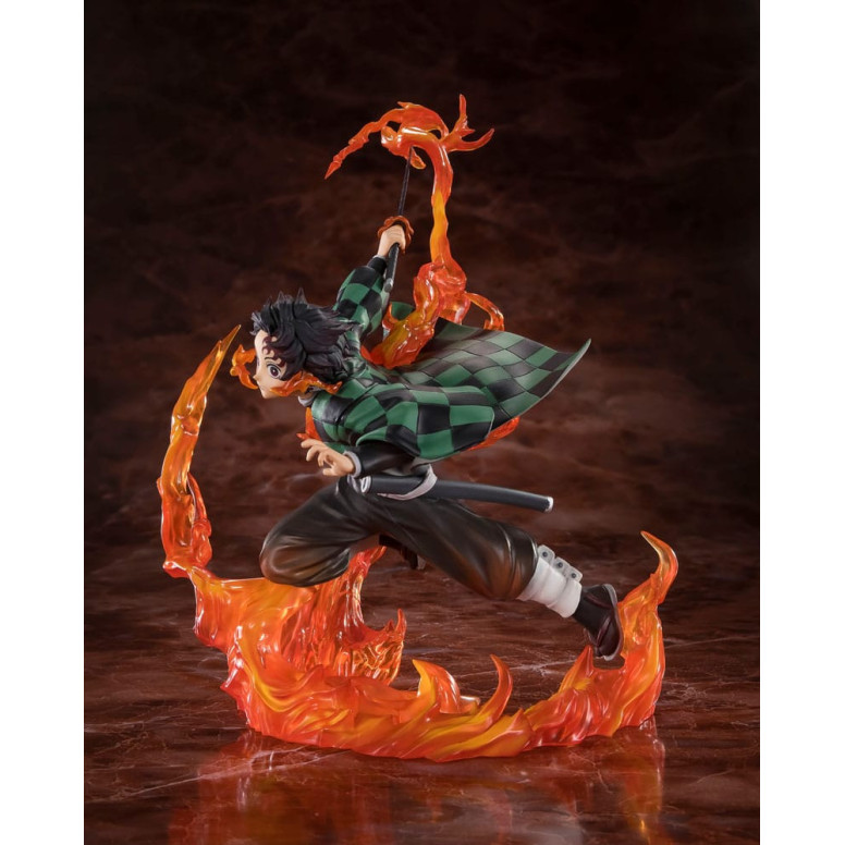 Tamashii - Guardianes de la Noche (Kimetsu no Yaiba) - Tanjiro Kamado (Kyojuro Rengoku's Sword Guard Ver.) - Figuarts Zero