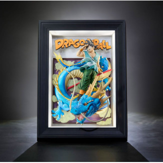 Tamashii Nations Dragon Ball Z - Tamashii Art 3D Relieve Cuadro Son Goku &amp Dragon