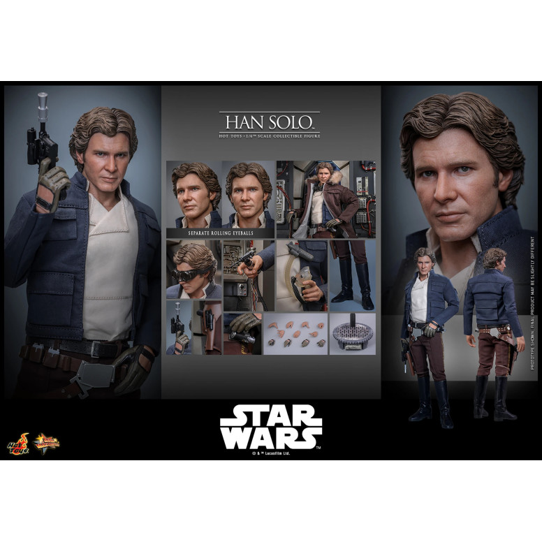 Hot Toys Star Wars El Imperio Contraataca - Han Solo Movie Masterpiece 1/6