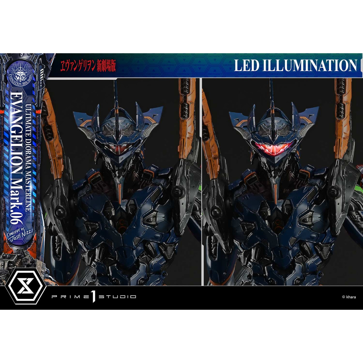 Prime 1 Studio Rebuild of Neon Genesis Evangelion - Mark.06 Bonus Version (Concepto de Josh Nizzi) Ultimate Diorama Masterline