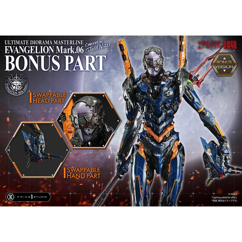 Prime 1 Studio Rebuild of Neon Genesis Evangelion - Mark.06 Bonus Version (Concepto de Josh Nizzi) Ultimate Diorama Masterline