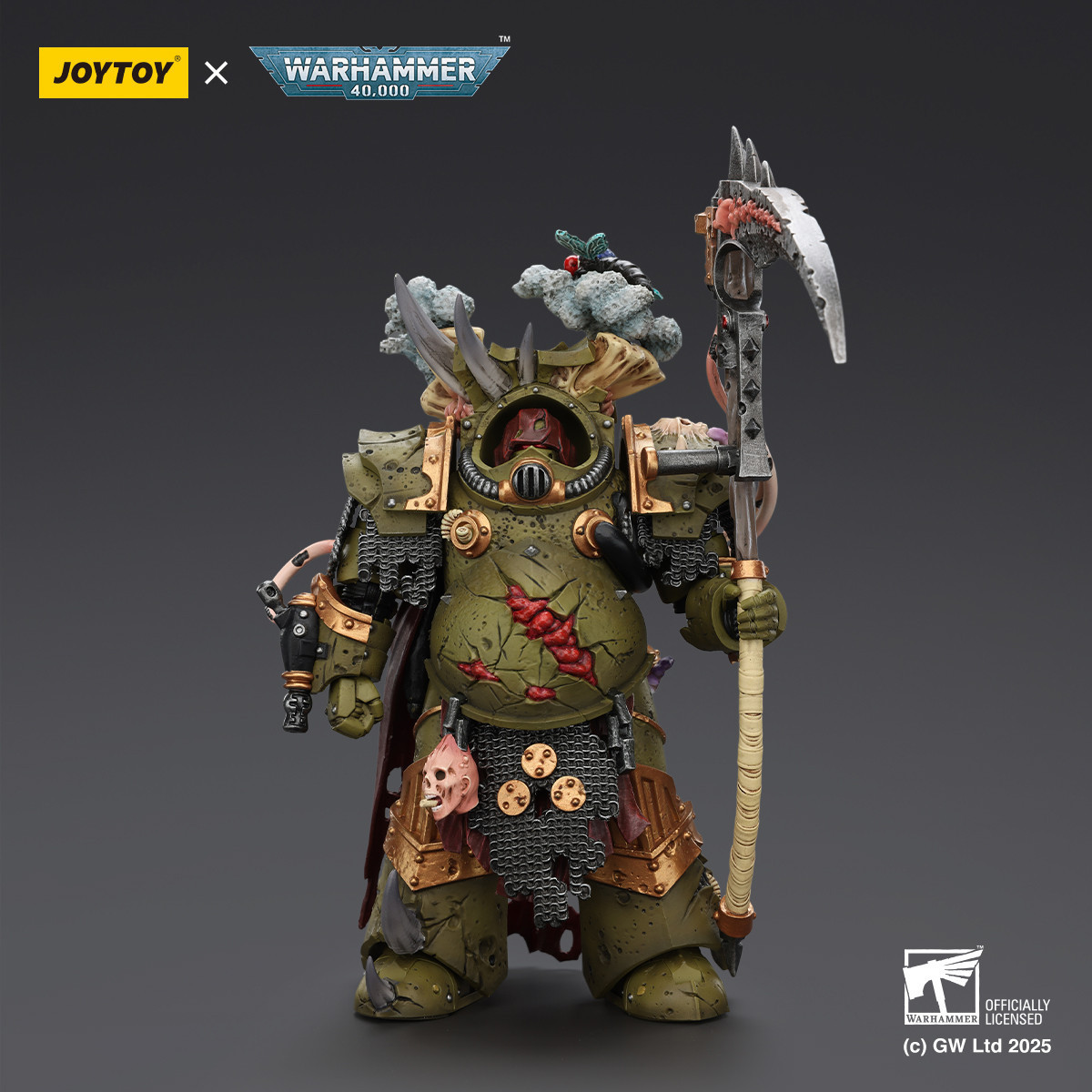 Joytoy - Guardia de la Muerte - Deathshroud Terminator 1 con Manreaper y Plaguespurter Gauntlets 1/18 - Warhammer 40k