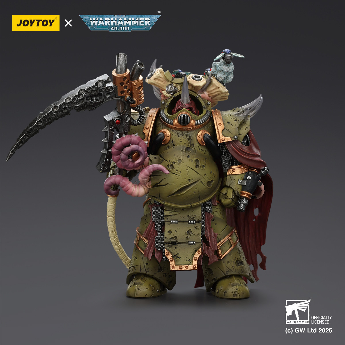 Joytoy - Guardia de la Muerte - Deathshroud Terminator 2 con Manreaper y Plaguespurter Gauntlets 1/18 - Warhammer 40k