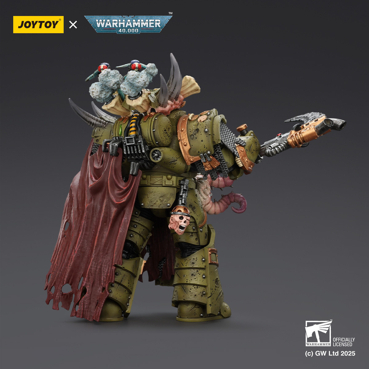 Joytoy - Guardia de la Muerte - Deathshroud Terminator 2 con Manreaper y Plaguespurter Gauntlets 1/18 - Warhammer 40k