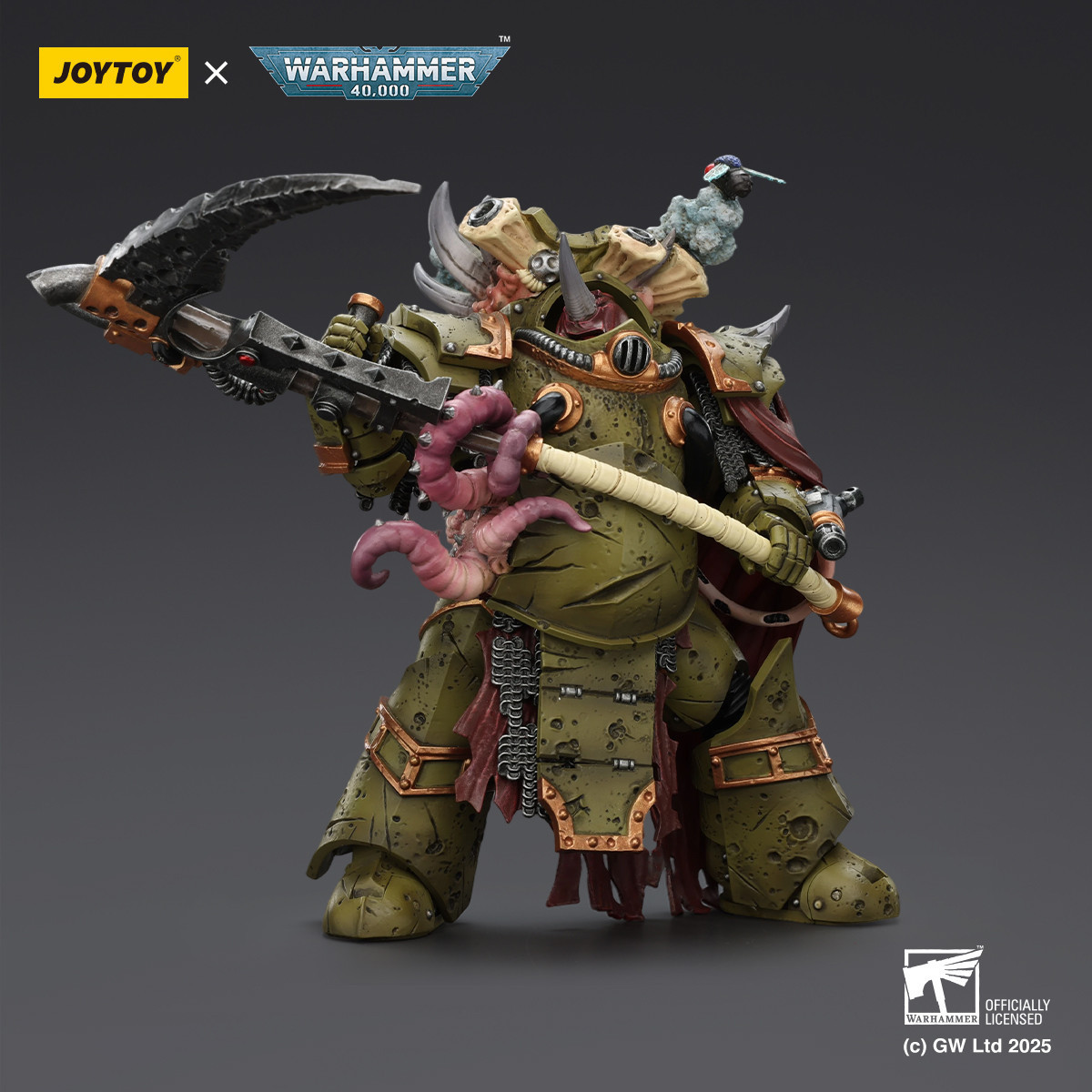 Joytoy - Guardia de la Muerte - Deathshroud Terminator 2 con Manreaper y Plaguespurter Gauntlets 1/18 - Warhammer 40k