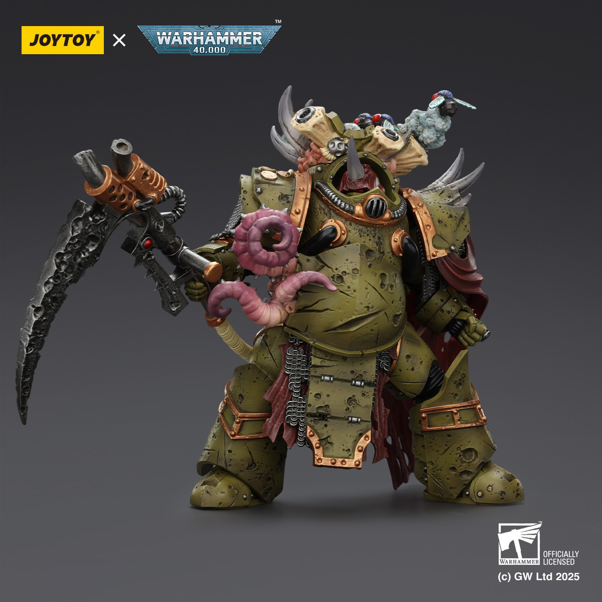 Joytoy - Guardia de la Muerte - Deathshroud Terminator 2 con Manreaper y Plaguespurter Gauntlets 1/18 - Warhammer 40k