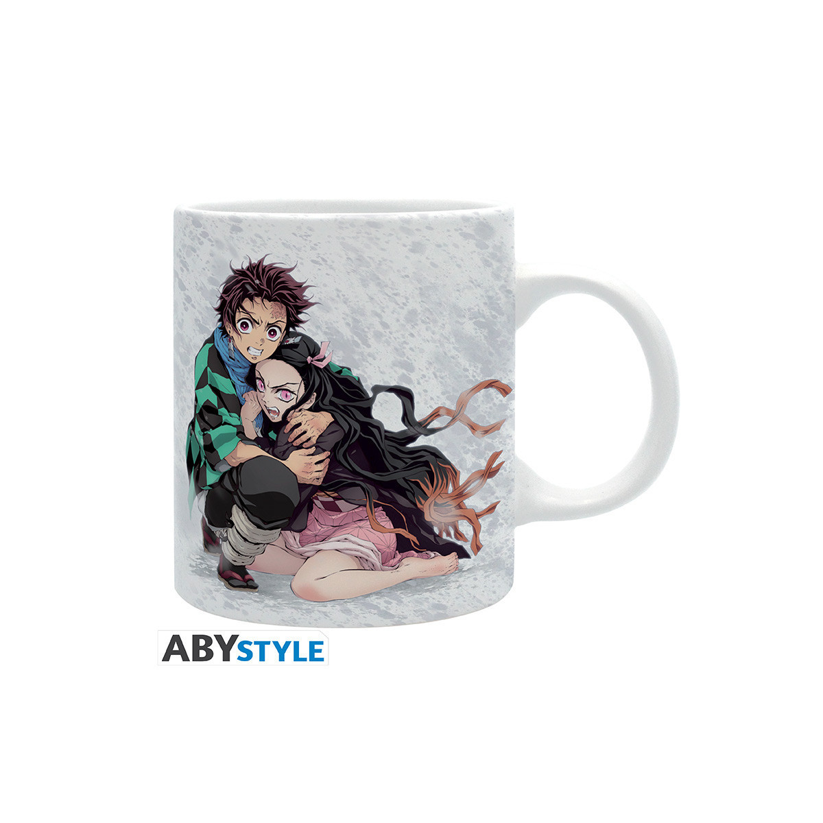 ABYstyle - Guardianes de la Noche (Kimetsu no Yaiba) - Taza 320 ml - Tanjiro & Nezuko
