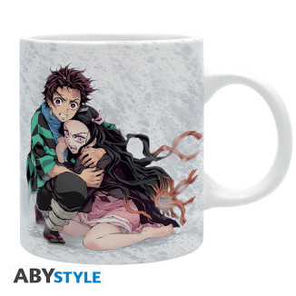ABYstyle - Guardianes de la Noche (Kimetsu no Yaiba) - Taza 320 ml - Tanjiro & Nezuko