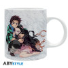 ABYstyle - Guardianes de la Noche (Kimetsu no Yaiba) - Taza 320 ml - Tanjiro & Nezuko