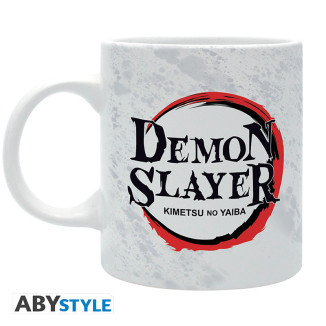 ABYstyle - Guardianes de la Noche (Kimetsu no Yaiba) - Taza 320 ml - Tanjiro & Nezuko