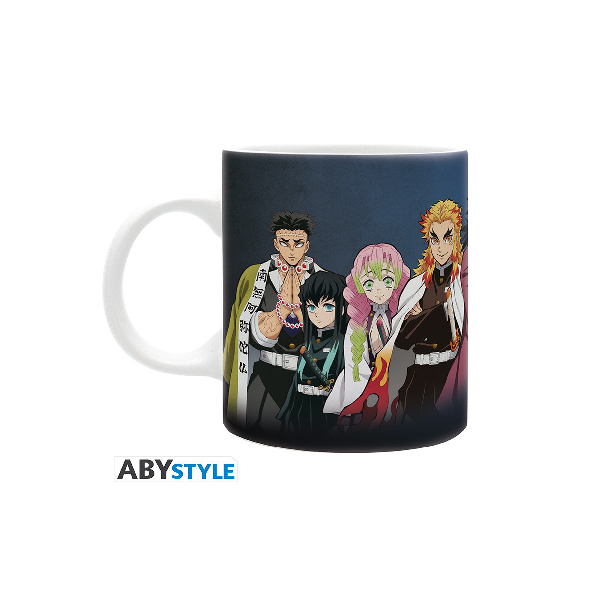 ABYstyle - Guardianes de la Noche (Kimetsu no Yaiba) - Taza 320 ml - Pilares
