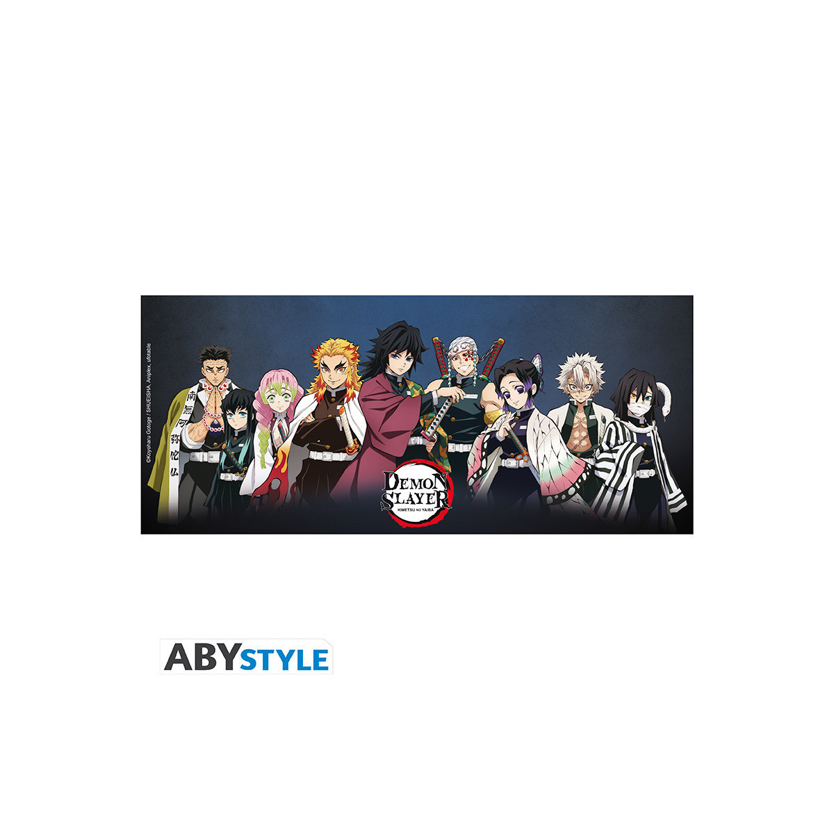 ABYstyle - Guardianes de la Noche (Kimetsu no Yaiba) - Taza 320 ml - Pilares