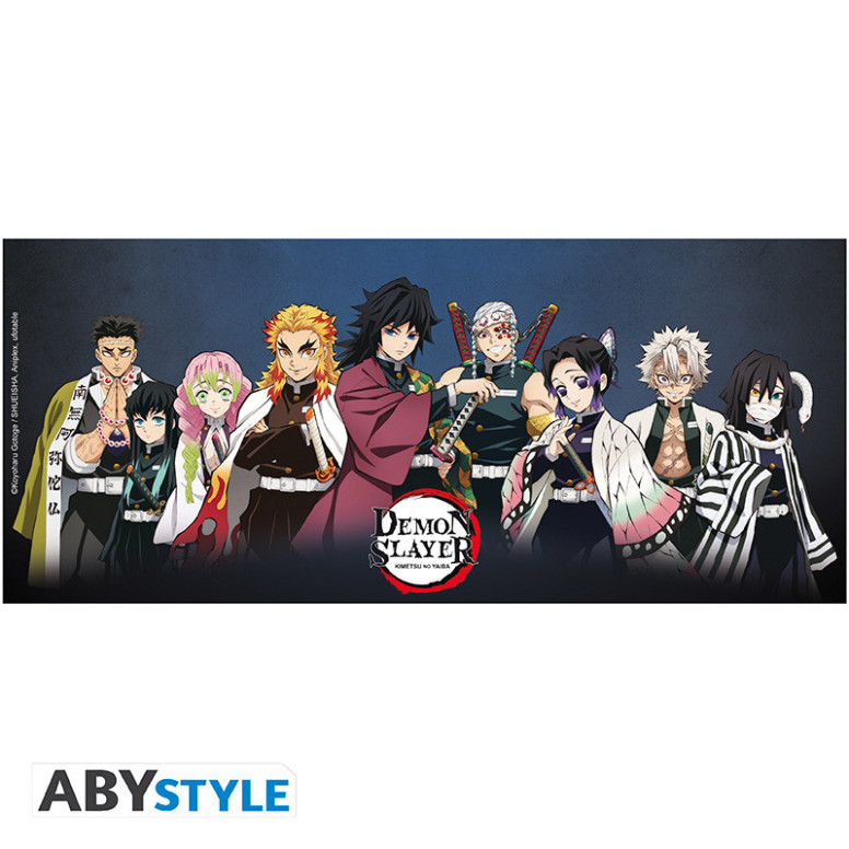 ABYstyle - Guardianes de la Noche (Kimetsu no Yaiba) - Taza 320 ml - Pilares