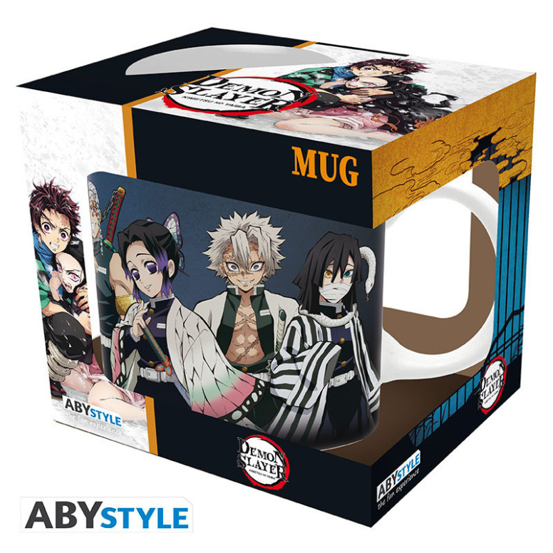 ABYstyle - Guardianes de la Noche (Kimetsu no Yaiba) - Taza 320 ml - Pilares
