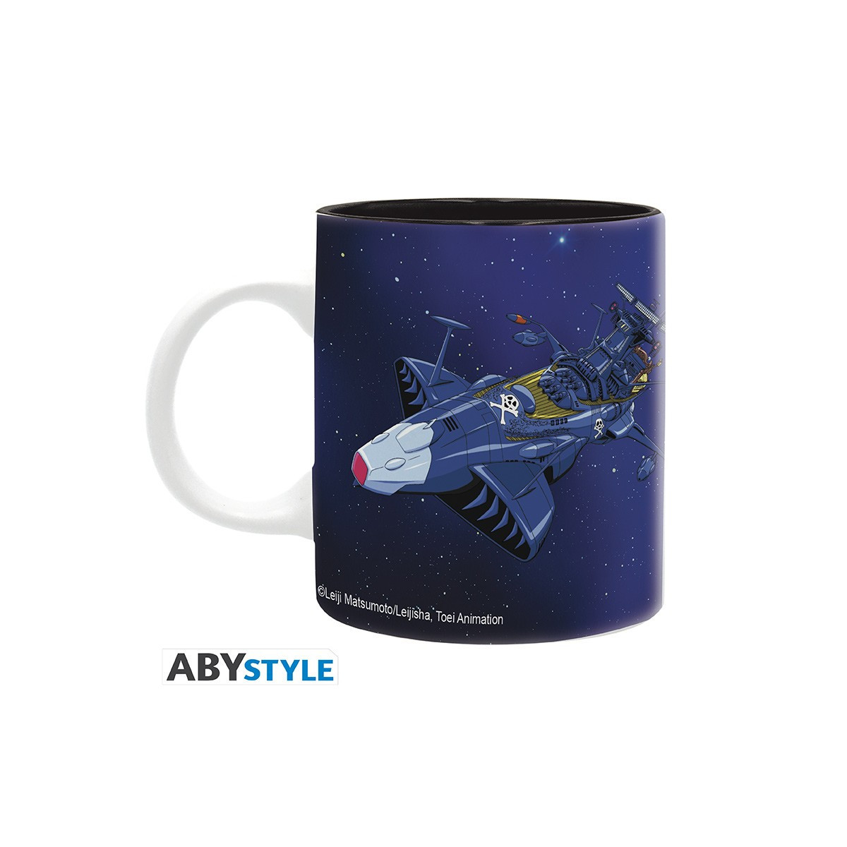 ABYstyle - Albator - Taza 320 ml - Albator y Nave - Capitán Harlock Pirata Espacial