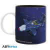 ABYstyle - Albator - Taza 320 ml - Albator y Nave - Capitán Harlock Pirata Espacial