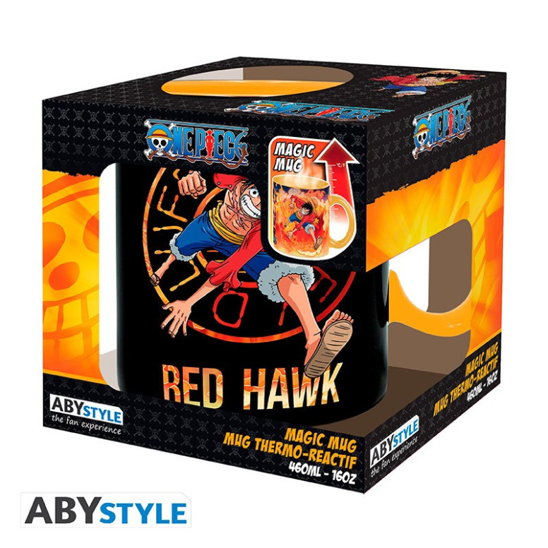 ABYstyle - One Piece - Taza Termo-reactiva 460 ml - Luffy & Sabo