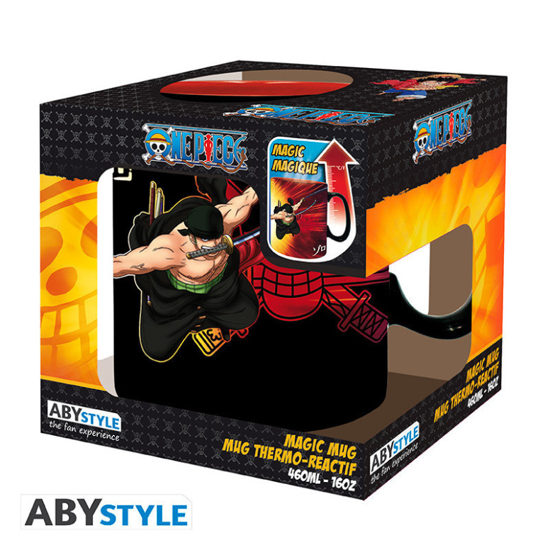 ABYstyle - One Piece - Taza Termo-reactiva 460 ml - Zoro & Sanji