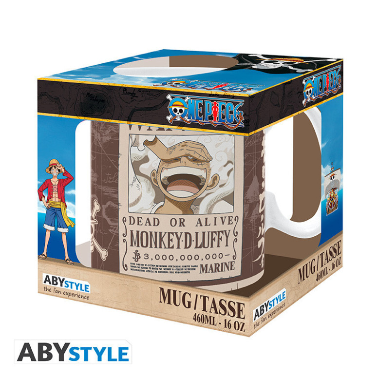 ABYstyle - One Piece - Taza 460 ml - Luffy Wanted