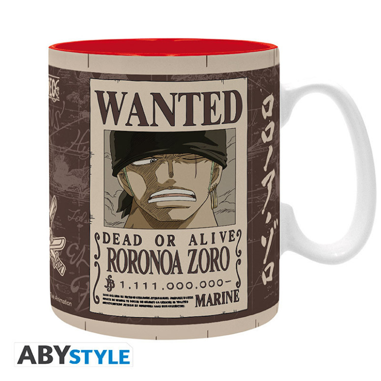 ABYstyle - One Piece - Taza 460 ml - Zoro Wanted