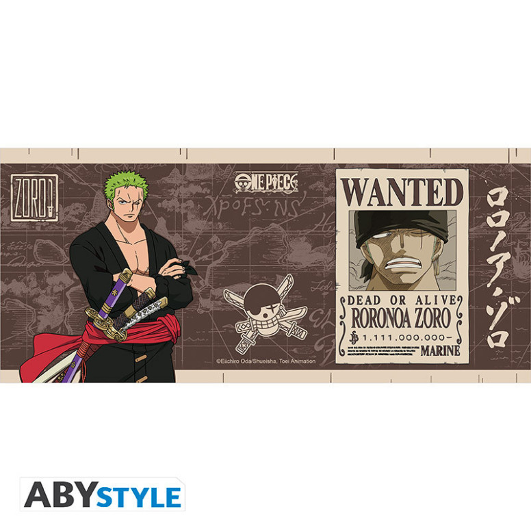 ABYstyle - One Piece - Taza 460 ml - Zoro Wanted