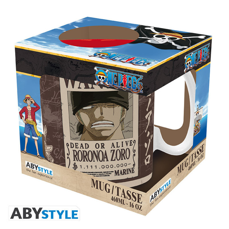 ABYstyle - One Piece - Taza 460 ml - Zoro Wanted