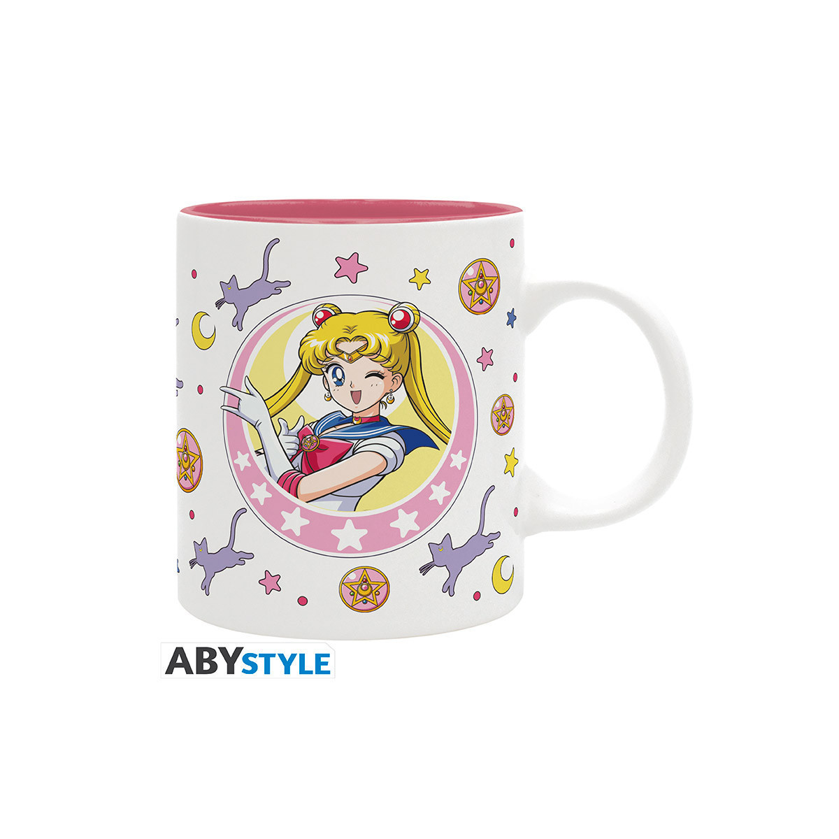 ABYstyle - Sailor Moon - Taza 320 ml - Sailor Moon & Luna patch