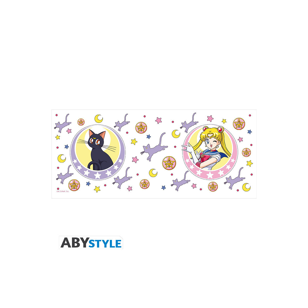 ABYstyle - Sailor Moon - Taza 320 ml - Sailor Moon & Luna patch