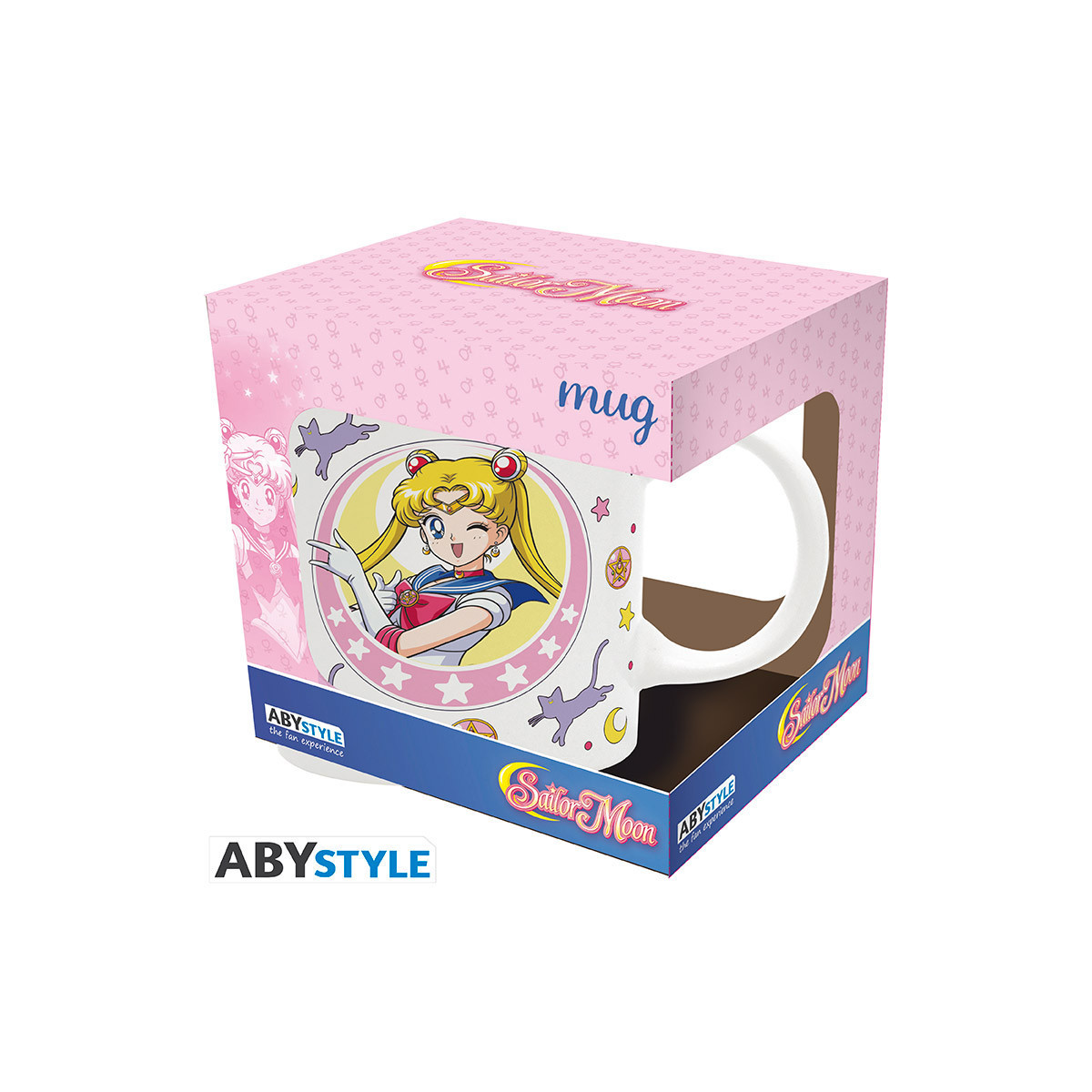 ABYstyle - Sailor Moon - Taza 320 ml - Sailor Moon & Luna patch