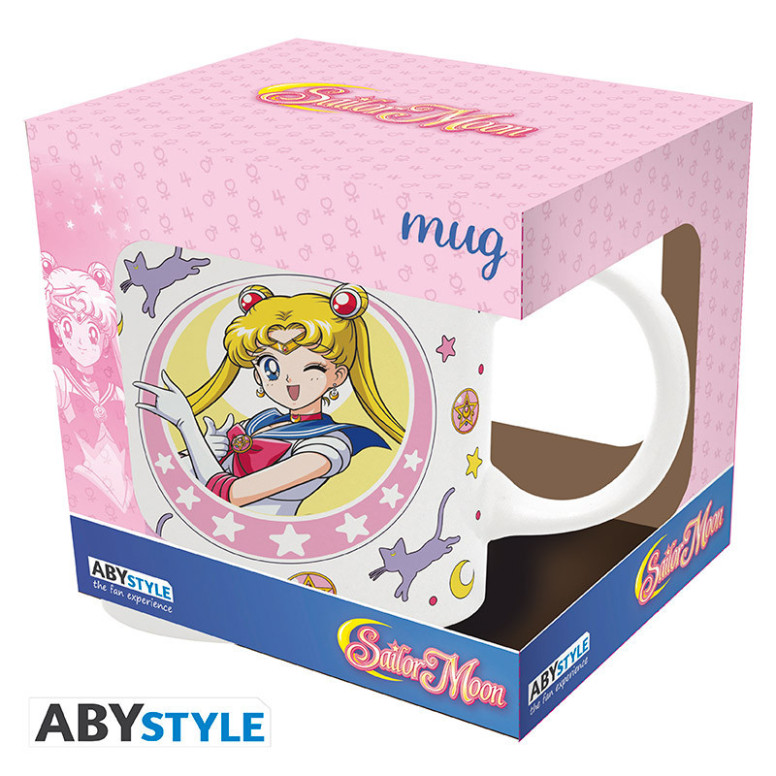 ABYstyle - Sailor Moon - Taza 320 ml - Sailor Moon & Luna patch