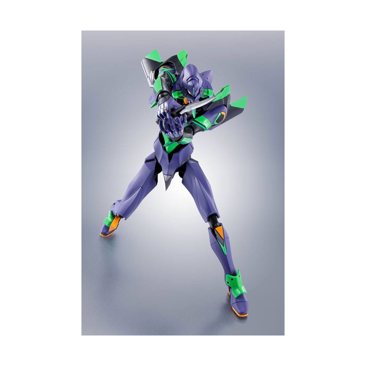 Bandai The Robot Spirits Neon Genesis Evangelion - Side EVA Neon Genesis Evangelion Test Type-01 + Spear of Cassius Renewal Colo