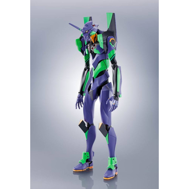 Bandai The Robot Spirits Neon Genesis Evangelion - Side EVA Neon Genesis Evangelion Test Type-01 + Spear of Cassius Renewal Colo