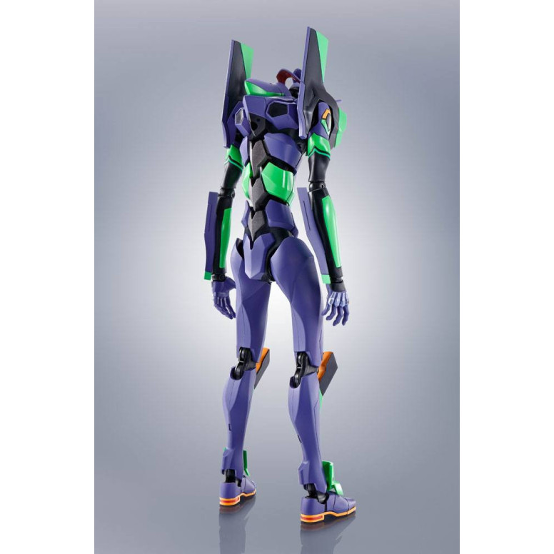 Bandai The Robot Spirits Neon Genesis Evangelion - Side EVA Neon Genesis Evangelion Test Type-01 + Spear of Cassius Renewal Colo