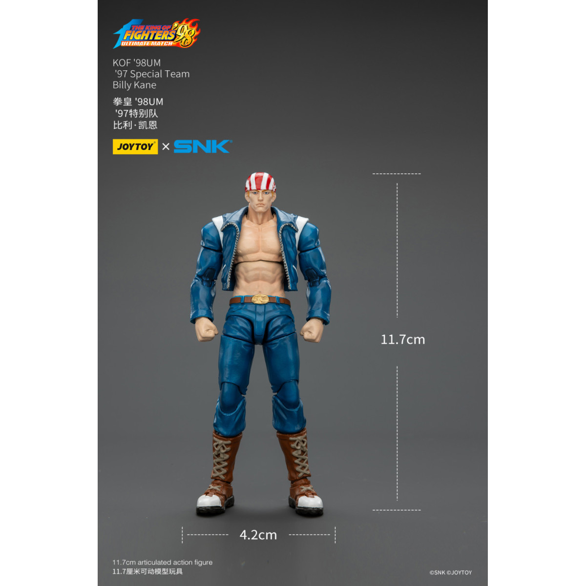 Joytoy X SNK- The The King of Fighters 98 UM - Billy Kane - Equipo Especial