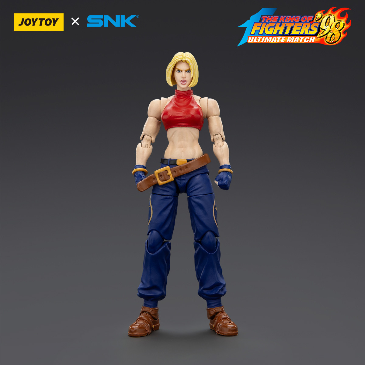 Joytoy X SNK- The The King of Fighters 98 UM - Blue Mary - Equipo Especial