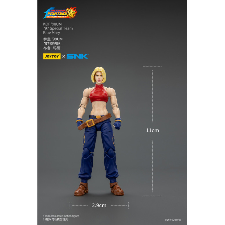 Joytoy X SNK- The The King of Fighters 98 UM - Blue Mary - Equipo Especial