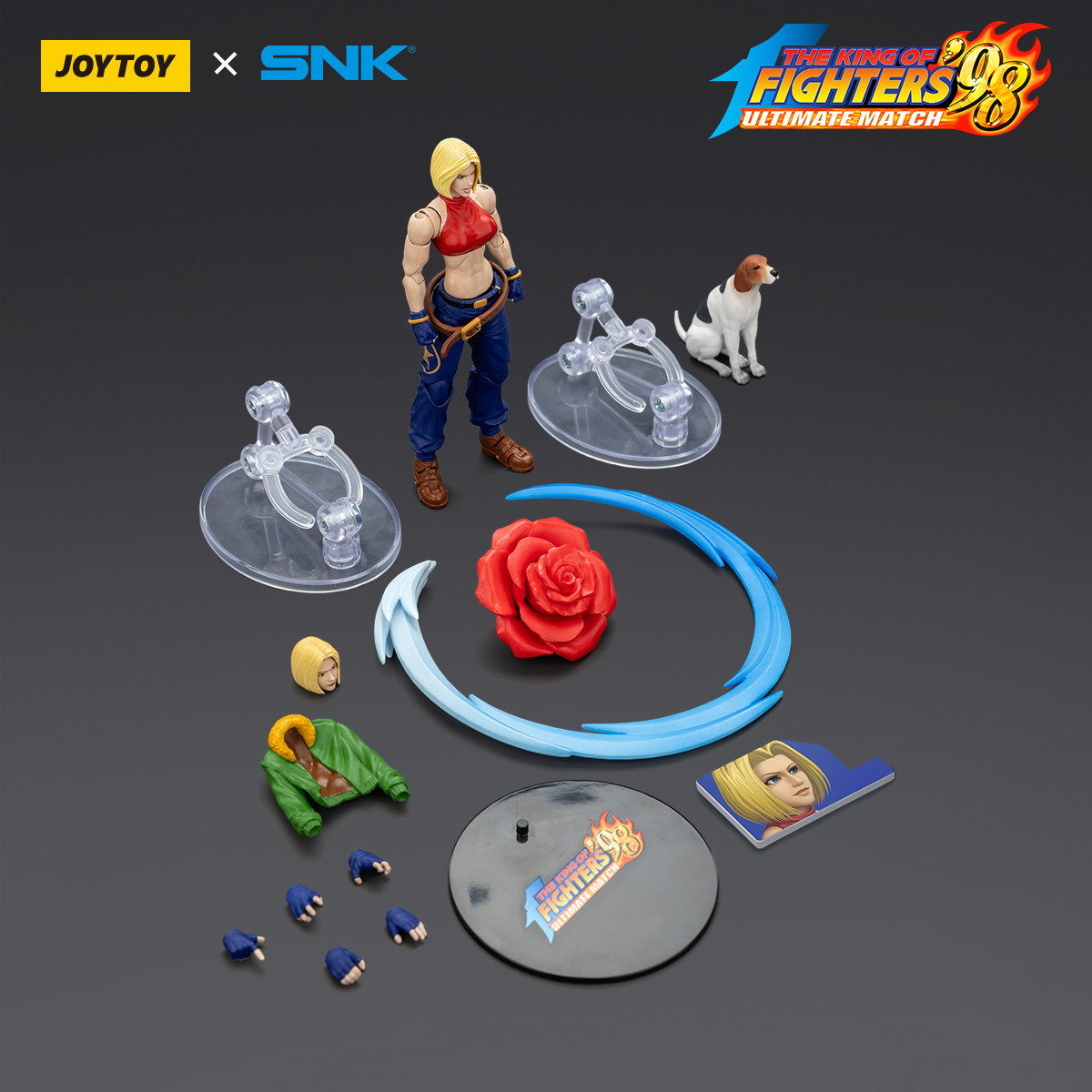 Joytoy X SNK- The The King of Fighters 98 UM - Blue Mary - Equipo Especial