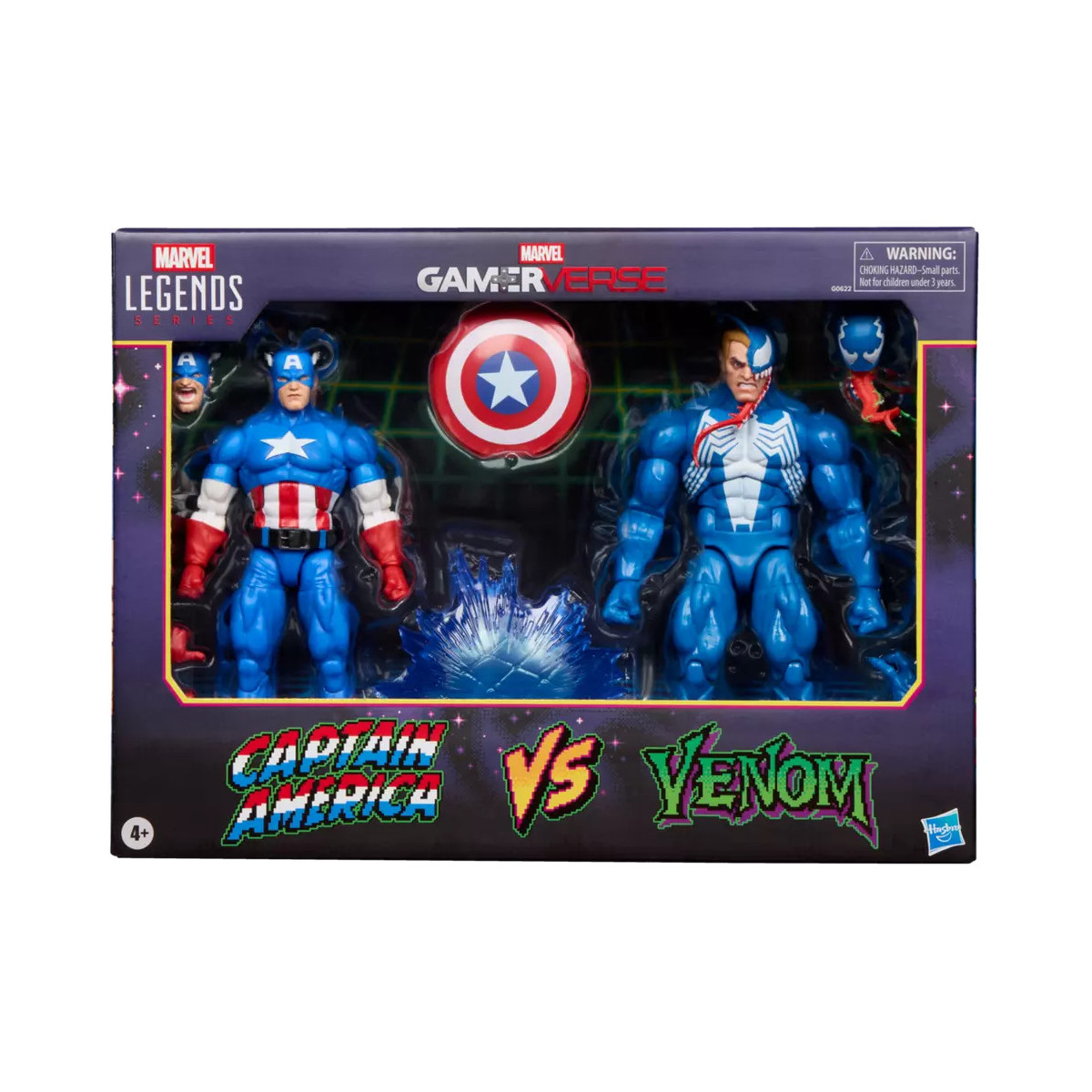 Hasbro Marvel Legends Serie Gamerverse - Captain America vs Venom