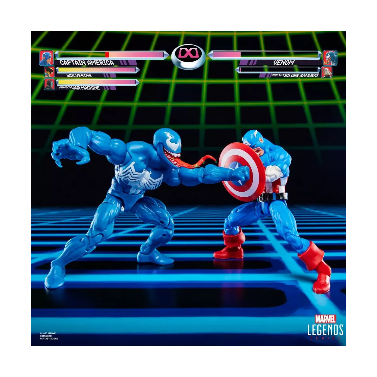 Hasbro Marvel Legends Serie Gamerverse - Captain America vs Venom
