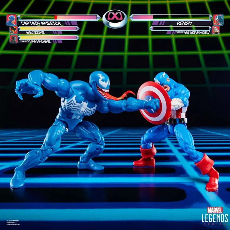 Hasbro Marvel Legends Serie Gamerverse - Captain America vs Venom