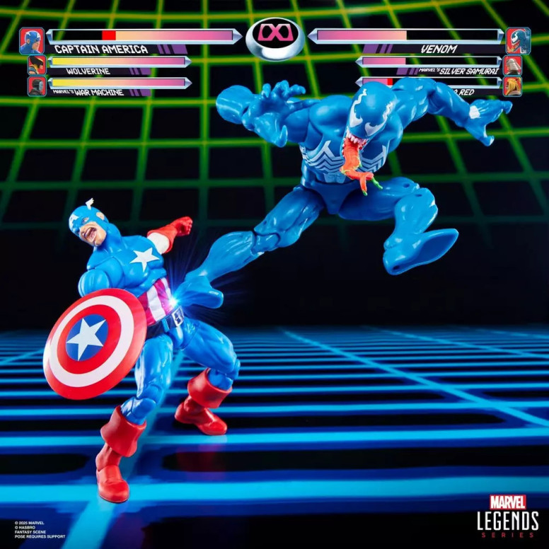 Hasbro Marvel Legends Serie Gamerverse - Captain America vs Venom