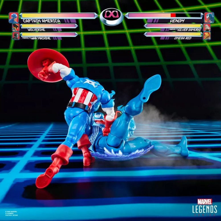 Hasbro Marvel Legends Serie Gamerverse - Captain America vs Venom