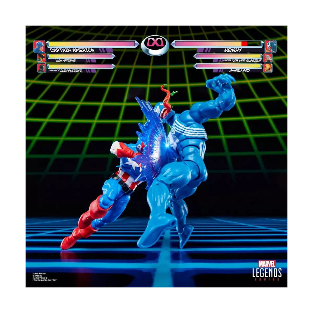 Hasbro Marvel Legends Serie Gamerverse - Captain America vs Venom