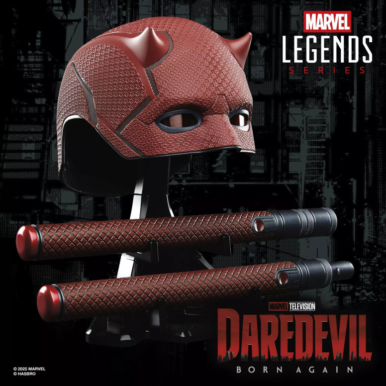 Hasbro - Daredevil born Again Matraque et masque 1/1 - Marvel Legends Series
