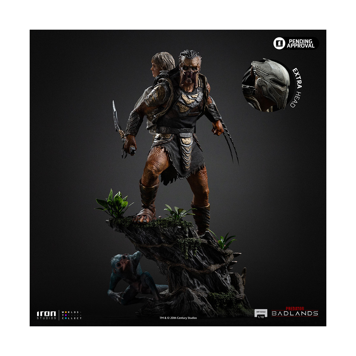 Iron Studios Predator: Badlands - Predator Dek & Thia Art Escala 1/10