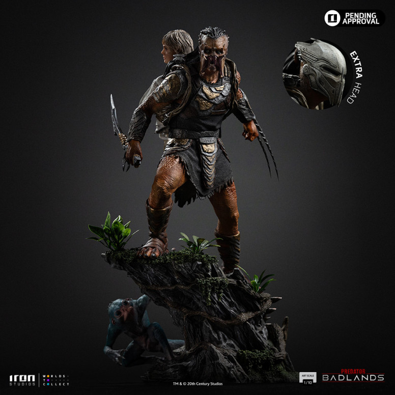 Iron Studios Predator: Badlands - Predator Dek & Thia Art Escala 1/10