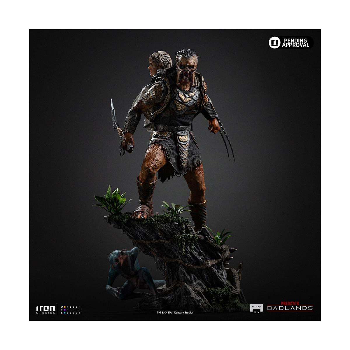 Iron Studios Predator: Badlands - Predator Dek & Thia Art Escala 1/10